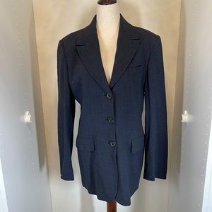 Les Copains 3 Button Navy Blazer size 46 Women